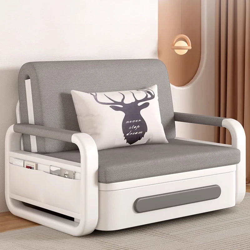 Sofa Bed Folding Dual-purpose 2024 New Single Bed Living Room Multi-functional Modern Simple Small Apartment Retractable Bed