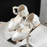 New Girls Shoes Fashion Children's Pearls princess Sandals Bling Summer Sandals Toddler party Breathable Kids Shoes