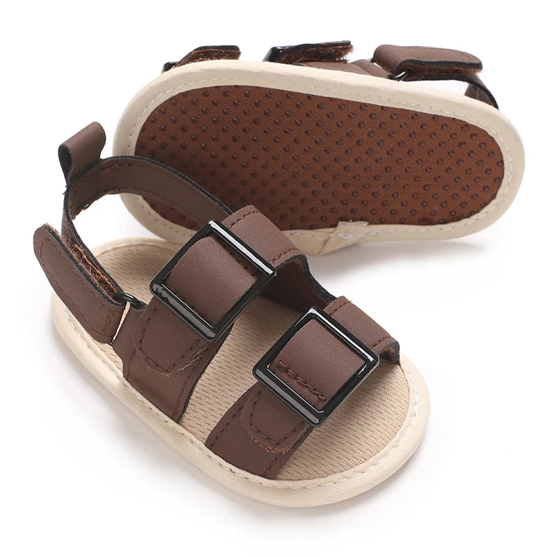 Girls' Sandals 2025 Summer New Mid University Children's Casual Beach Shoes Boys' Soft Bottom Non Slip Versatile Sandals