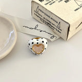 Cows Embedded Crystal Ring for Women Fashion Korean