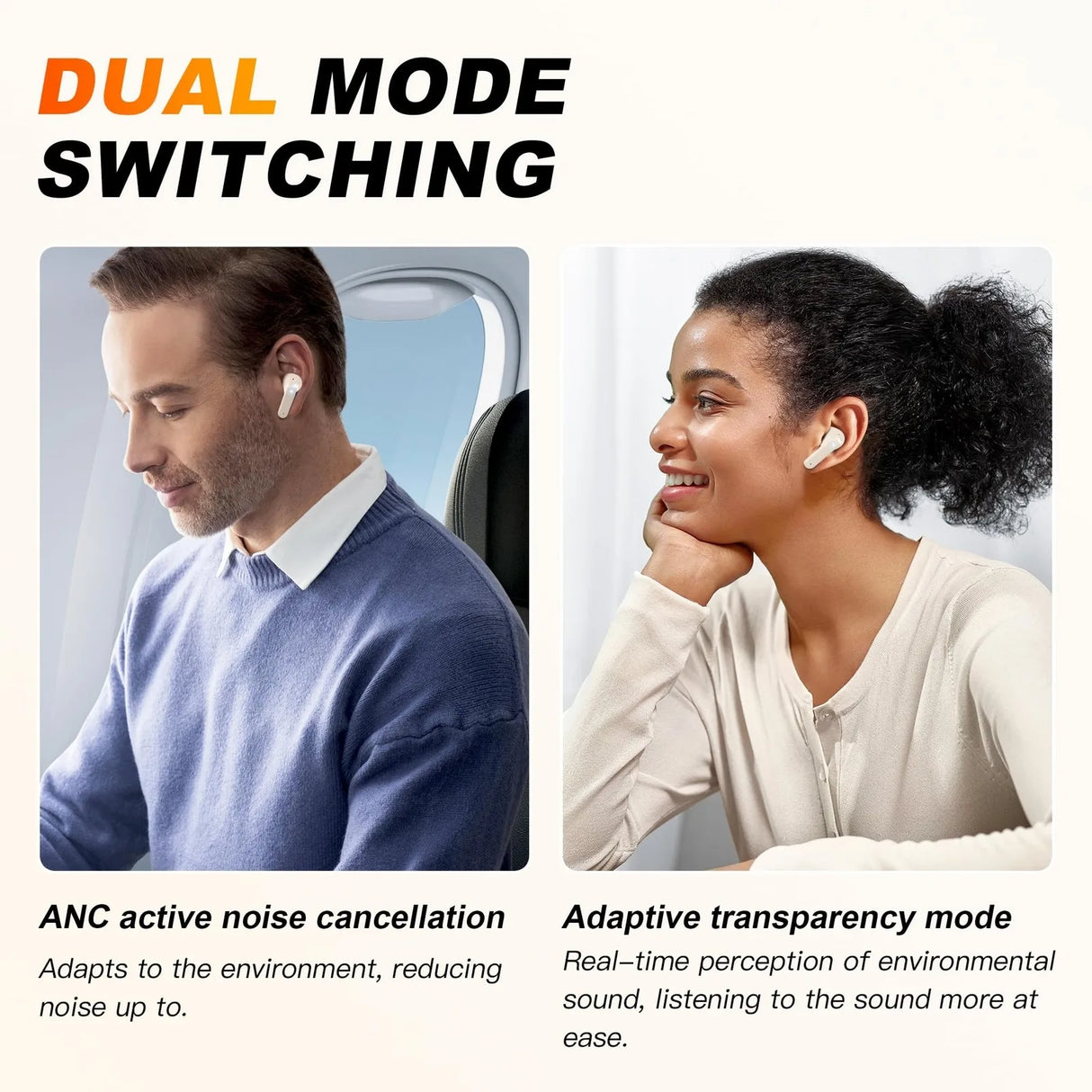 AI Language Translation Earbuds 144 Languages Real Time Translator In Ear LCD Touchscreen HD Sound Noise Canceling Wireless