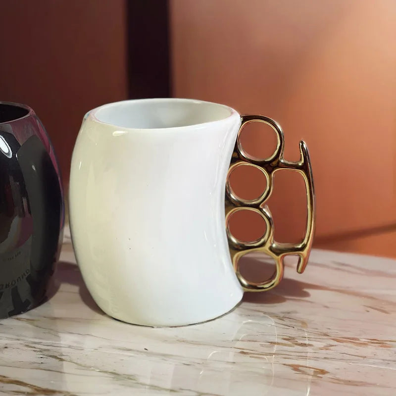 ceramic knuckle mug fistic fist mug cup