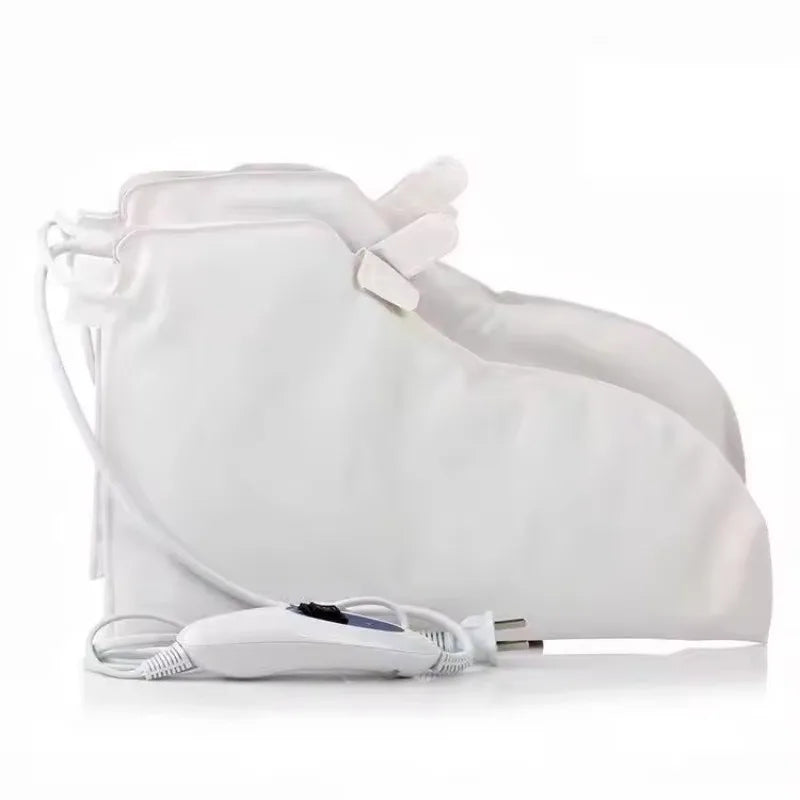 220V Tourmaline/Far Infrared Therapy Electric Heated Spa Feet /Glove/Vibration Massage Beauty Glove Hot Compress Hand Care Salon