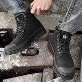 Winter Men Boots Waterproof Leather Boots Keep Warm Mens Ankle Boots Comfortable Man Work Boots Male Snow Boots Men Botas
