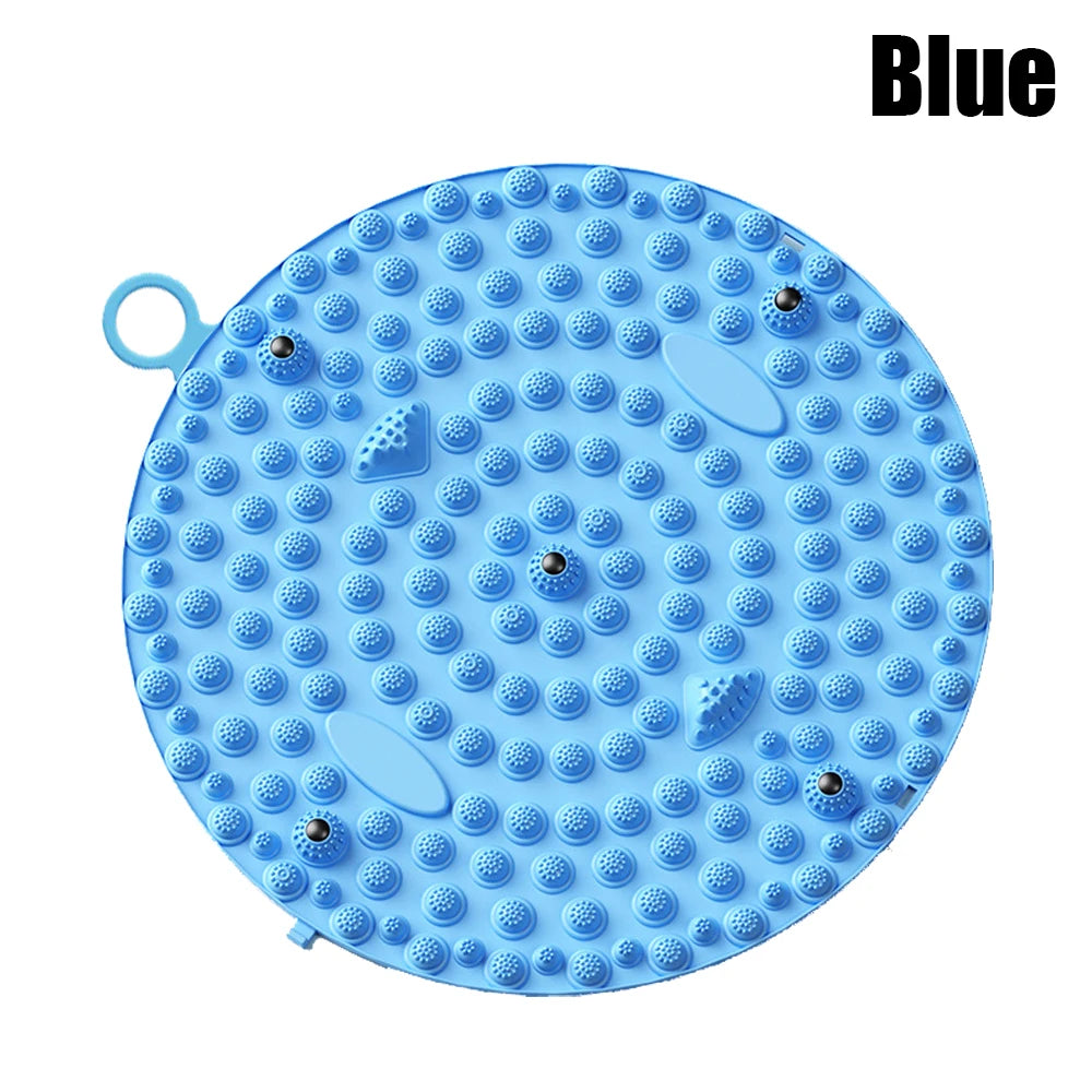 Foot Yoga Massage Acupressure Boards Meridian Jogging Pad Stone Therapy Reflexology Mat Toe Pressure Plate Foot Relax Training