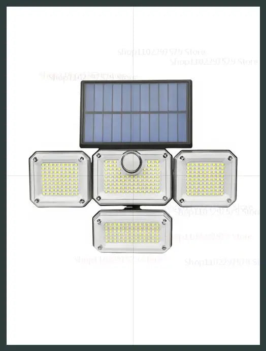 Solar Street Light Outdoor Garden Light Home Waterproof Yard Outdoor Remote Control Super Bright Lighting Sensor Street Lamp