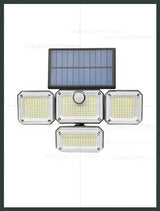 Solar Street Light Outdoor Garden Light Home Waterproof Yard Outdoor Remote Control Super Bright Lighting Sensor Street Lamp