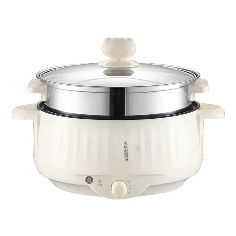 Electric cooking pot 1-2-3 people dormitory student multi-functional electric hot pot small household mini electric cooking pot