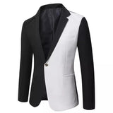 Blazers Masculino Homme Slim Fit for Men, 2025 Stylish Casual Solid Blazer, Business Wedding Party Outwear Coat Suit Top Regular