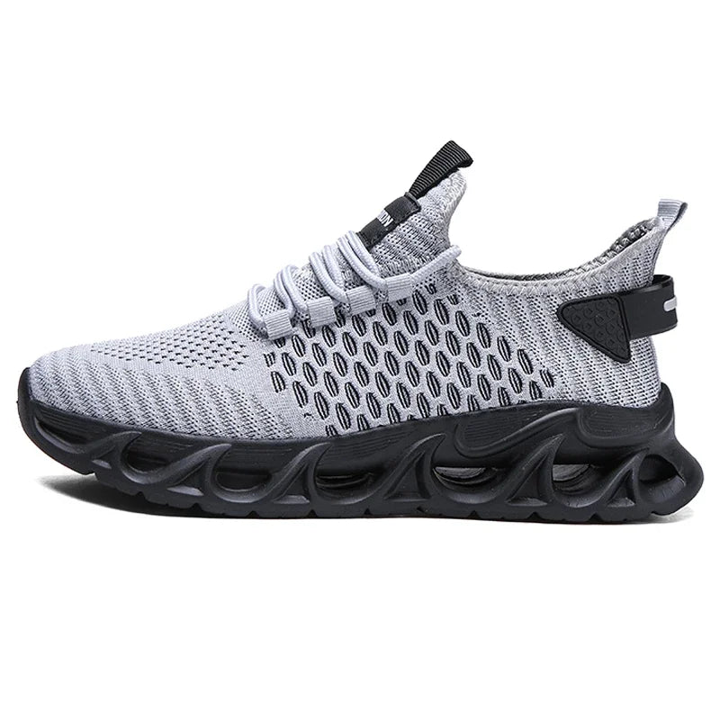 YRZL Men's Lightweight Mesh Running Shoes Casual Sneakers Summer Comfortable Athletic Jogging Running Shoes for Men