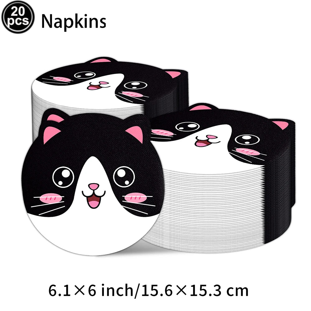 10pcs Farm Animals Party Paper Plates Cock Pig Cow Sheep Disposable Plates Kids Birthday Decor Cartoon Animals Dinnerware Plates