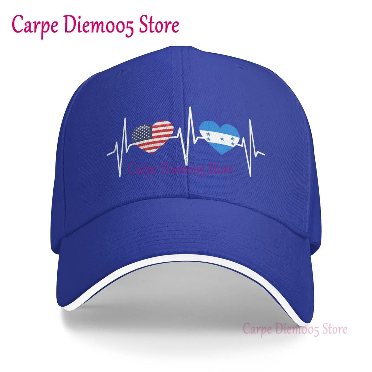 Honduras Flag Unisex Hats Fashion Adjustable Baseball Cap for Men Women