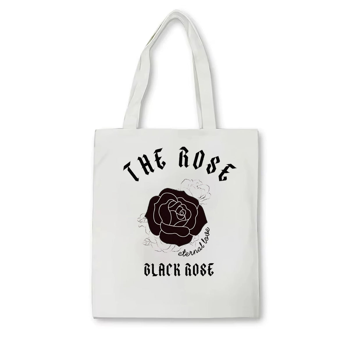 The Rose Kpop Tote bag Back To Me Tote bag Korean Group Women Fashion Print Shoulder Bag Canvas tote bag Reusable shopping bag