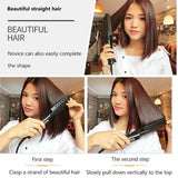 Professional Hair Straightener Four-Gear Temperature Adjustment Ceramic Tourmaline Ionic Steam Hair Straightener For Widen Panel