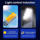 Solar Street Lights with Radar Sensor Outdoor Lighting Solar Powered Road  Light Remote Garden Patio Security Flood Light