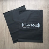 Zipper Lock Bag for Clothing Packaging, Black Zipper Bag, Customized Logo, High Quality, Low MOQ, Wholesale Boutique