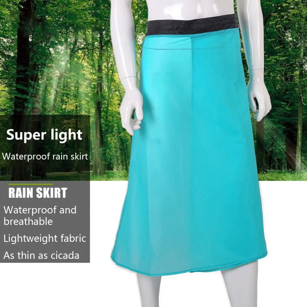 Rain Kilt Useful Rainwear Packable Rain Skirt Easily Storage Packable Windbreak Skirt for Riding