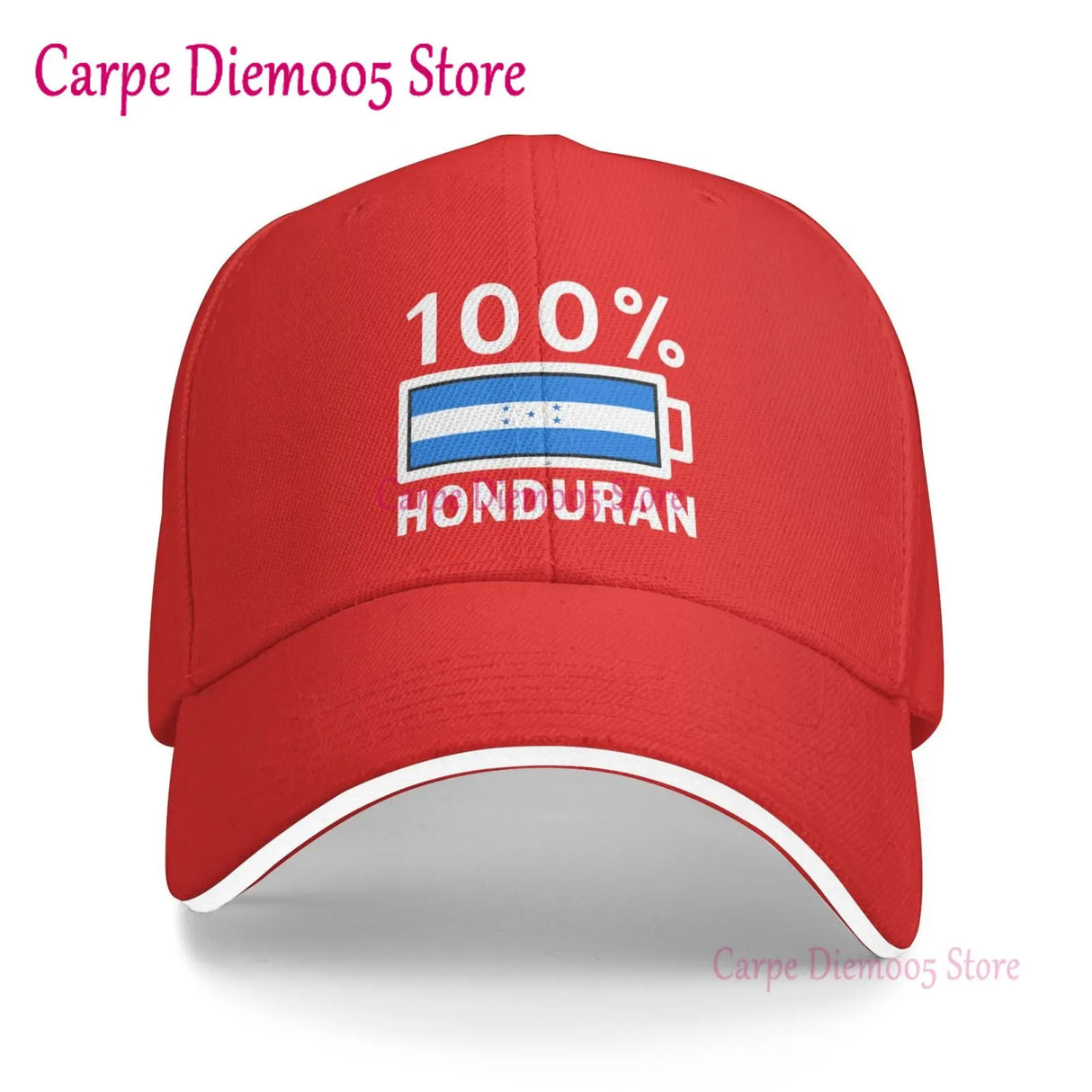 Honduras Flag Unisex Hats Fashion Adjustable Baseball Cap for Men Women