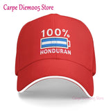 Honduras Flag Unisex Hats Fashion Adjustable Baseball Cap for Men Women