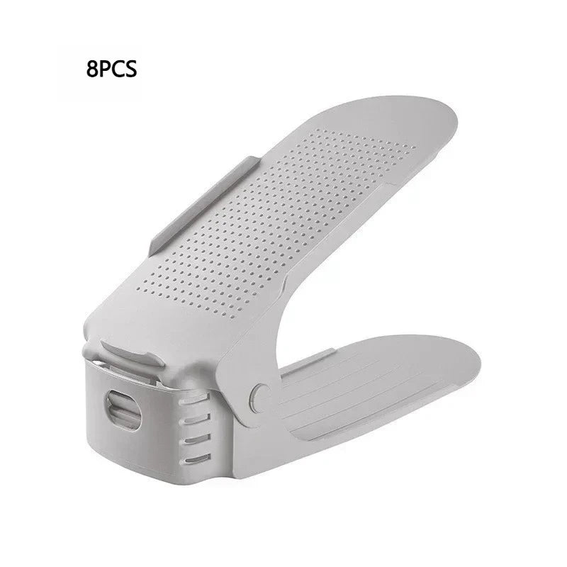 Shoe Rack Durable Thicken Adjustable That Saves Space with Support Slots Cabinet Brackets and Storage Racks for Storage Tools