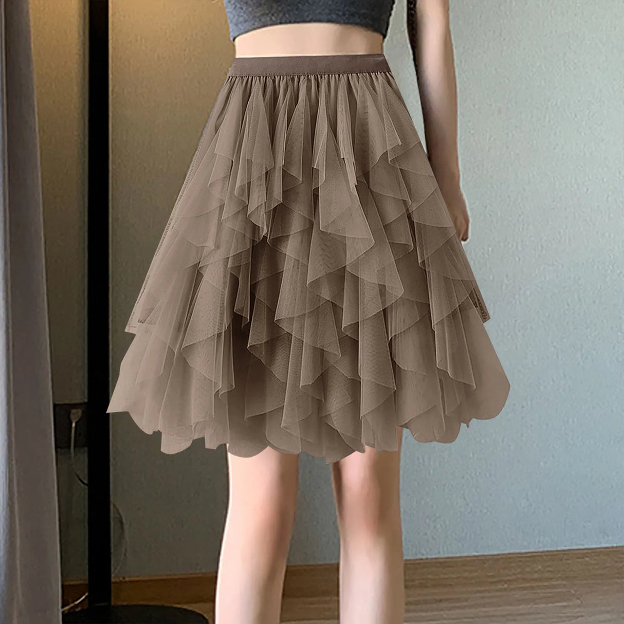 Corduroy Skirts for Women Women Tulle Skirts Knee Length Long Adult Tutu Layered Short Prom Party Midi Formal Skirts for Women