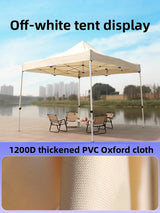 Thiened Four-Legged Umbrella Tent Top Cloth 3x3 Outdoor Sunade Waterproof Sun Protection Large Umbrella Canvas Stall
