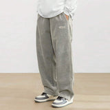 Corduroy Pants Men Clothing Sweatpants Loose-Fit Casual Pants Man Baggy Hosen Regular Length Trousers Men Cargo Pants Women