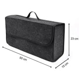 Car Storage Bag Trunk Organizer Box Felt Cloth Storage Box Auto Cargo Container Bags Multi-Pocket Tidying Bags Car Accessories