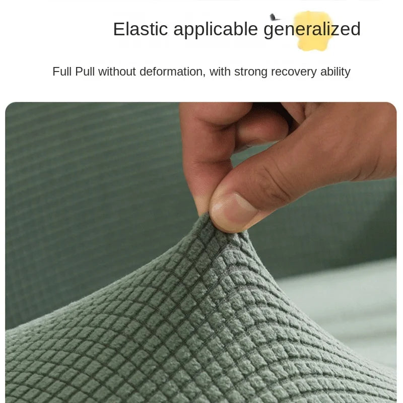 Sofa Cover for Living Room Thick Elastic Polar Fleece 1/2/3/4 Seater L-shaped Corner Sofa Cover for Sofa Chaise Longue