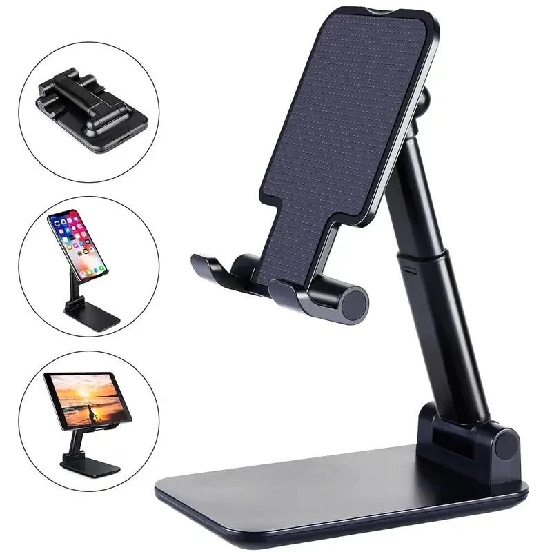 Desk Mobile Phone Holder Stand For IPhone IPad easyown Adjustable Desktop Tablet Holder Universal Table Cell Phone Stand
