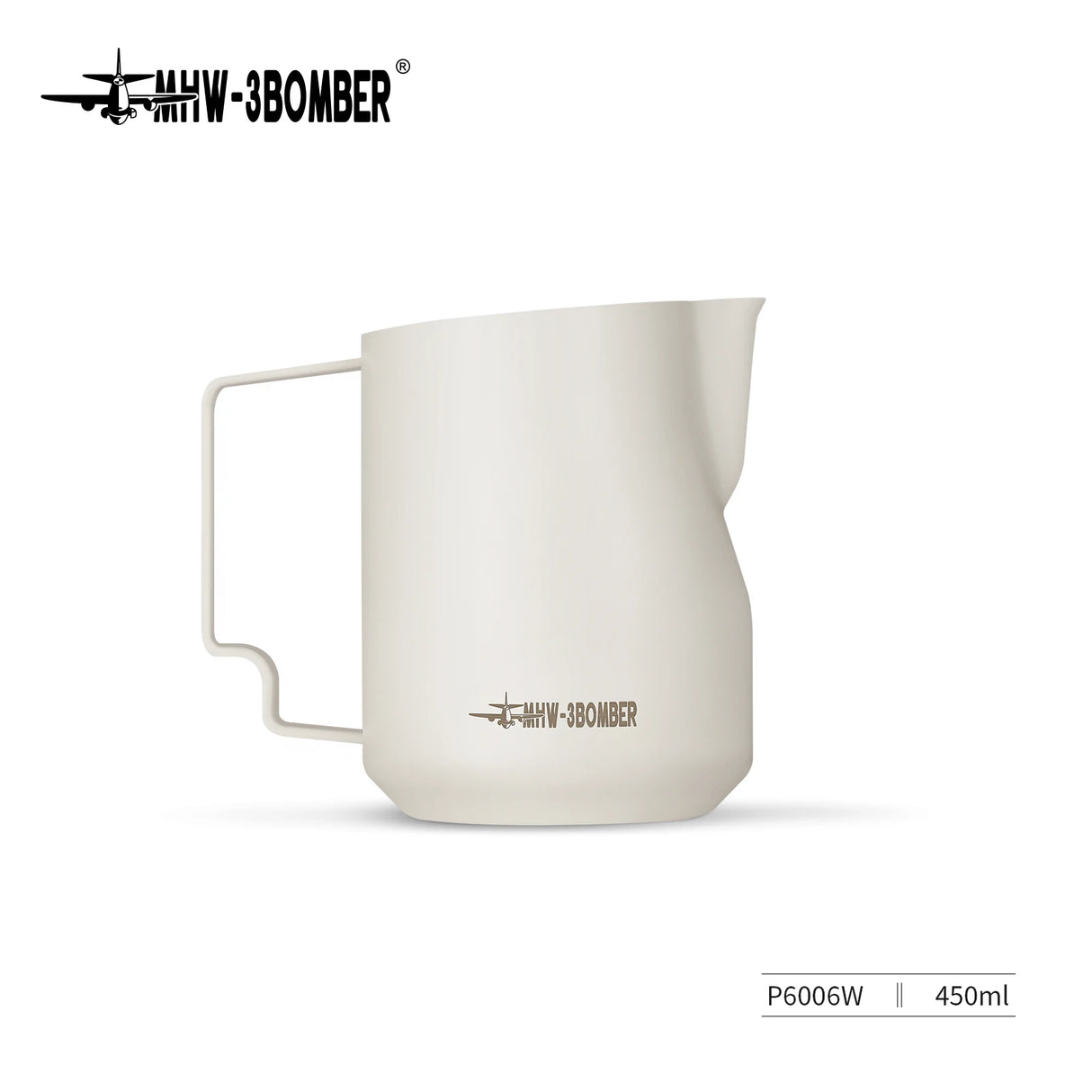 MHW-3BOMBER Milk Frothing Pitcher 350/450/520ml Milk Frother Cup Espresso Steaming Pitcher Stainless Steel Milk Frother Jug