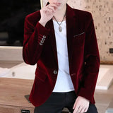 Male Blazer Slim Fit Men's Suit Jackets Single Breasted Thin Party Coat Casual Fashion 2024 Luxury Designer Fashionable Summer