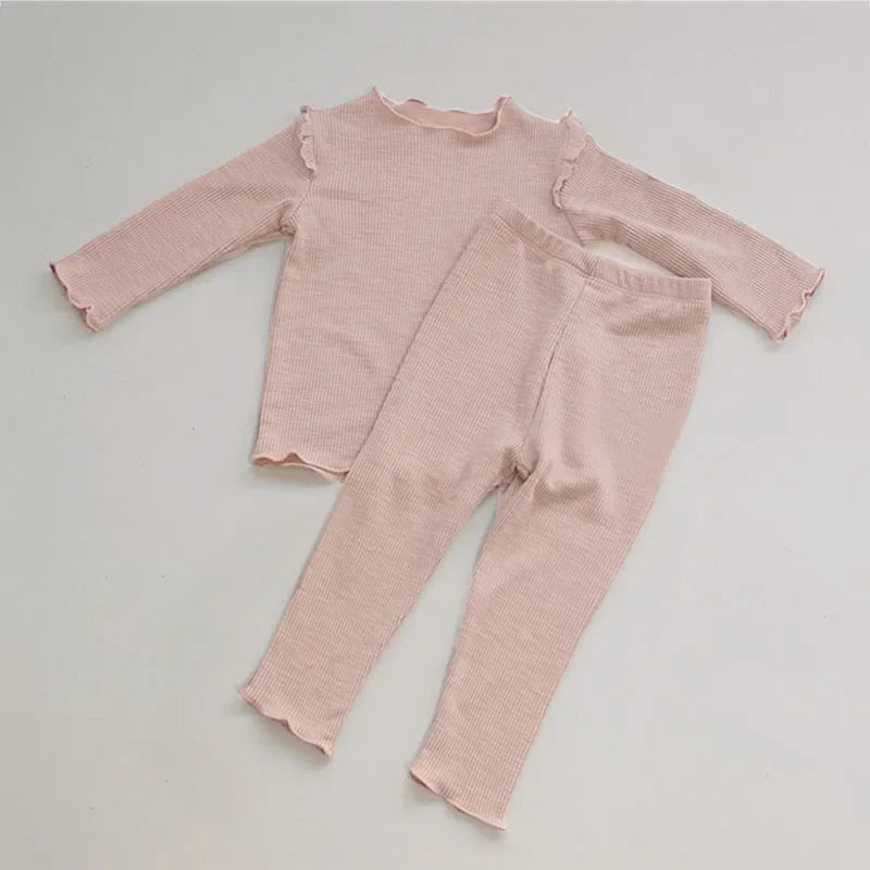 Spring Winter Toddler Girls Clothes Ser Girls Pajamas Sets Kids Underwear Baby Girls Clothes Sets