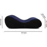 Portable Inflatable Sofa Bed S-shaped Love Position Labor-saving Sitting Wedge Husband Wife Pillow Better Love Life Furniture