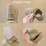 Summer Fashion Kids Shoes Solid Color Casual Shoes Mesh Breathable Shoes Children Outdoor Cycling Running Sneakers