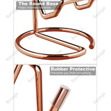 Cell Phone Stand for Desk, Business Card Holder,Cute Metal Cell Phone Stand, Metal Wire Cellphone Cradle Dock for Phone Tablet