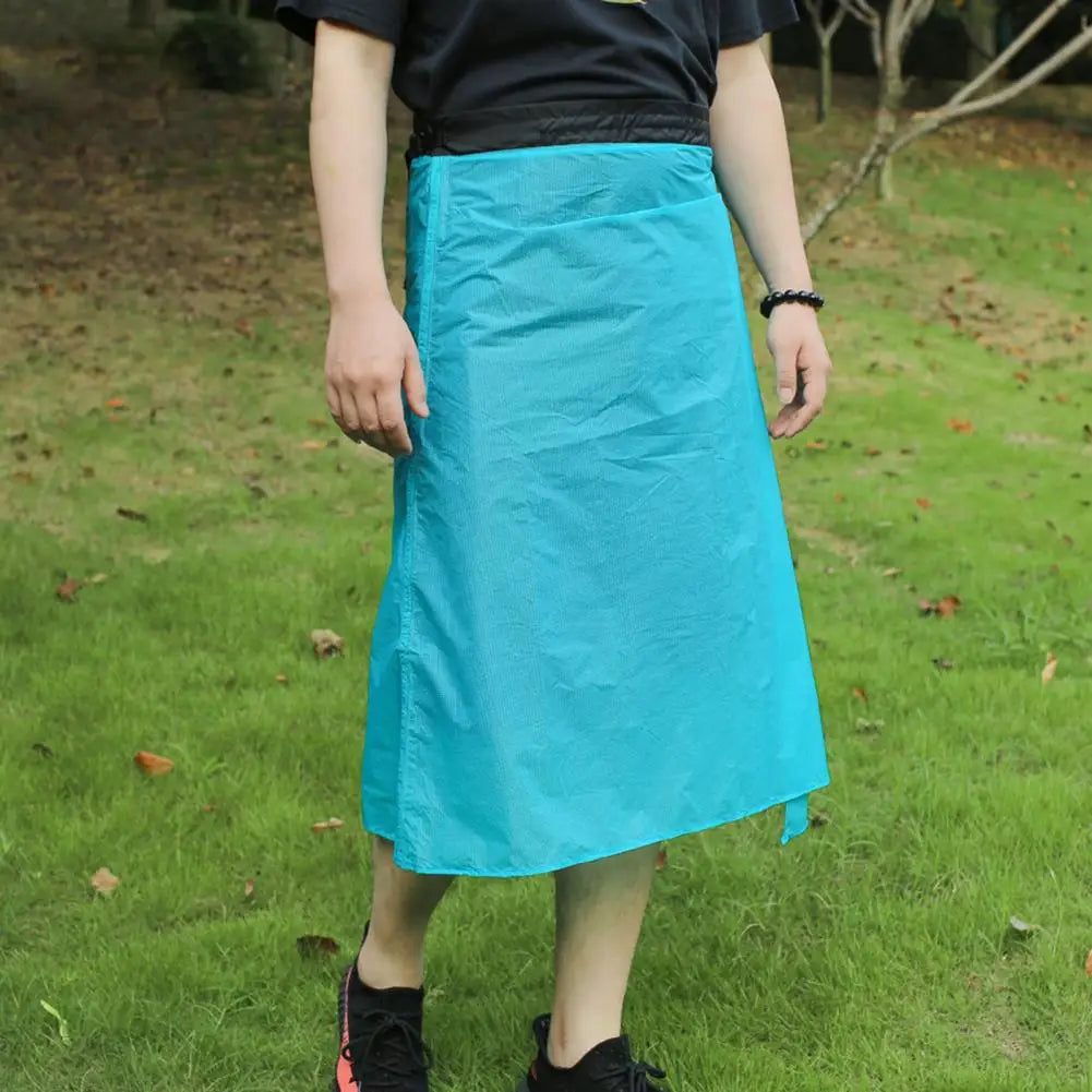 Rain Kilt Useful Rainwear Packable Rain Skirt Easily Storage Packable Windbreak Skirt for Riding