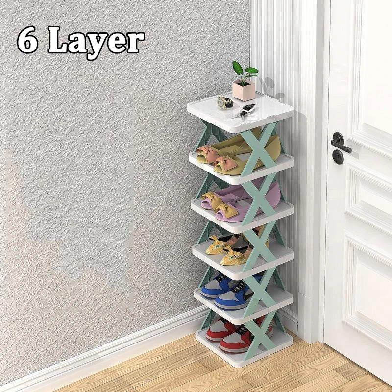 Shoes Racks Storage Organizer  Detachable Shoe Racks Saves Family Household Rack Multi Layer Simple Shoes Shelf Color Cabinet