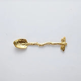 New Retro Coffee Spoon Dragonfly Twig Decorative Stirring Spoon Alloy Leaf Spoon Forest Style Portable Dessert Spoon Tea Spoon