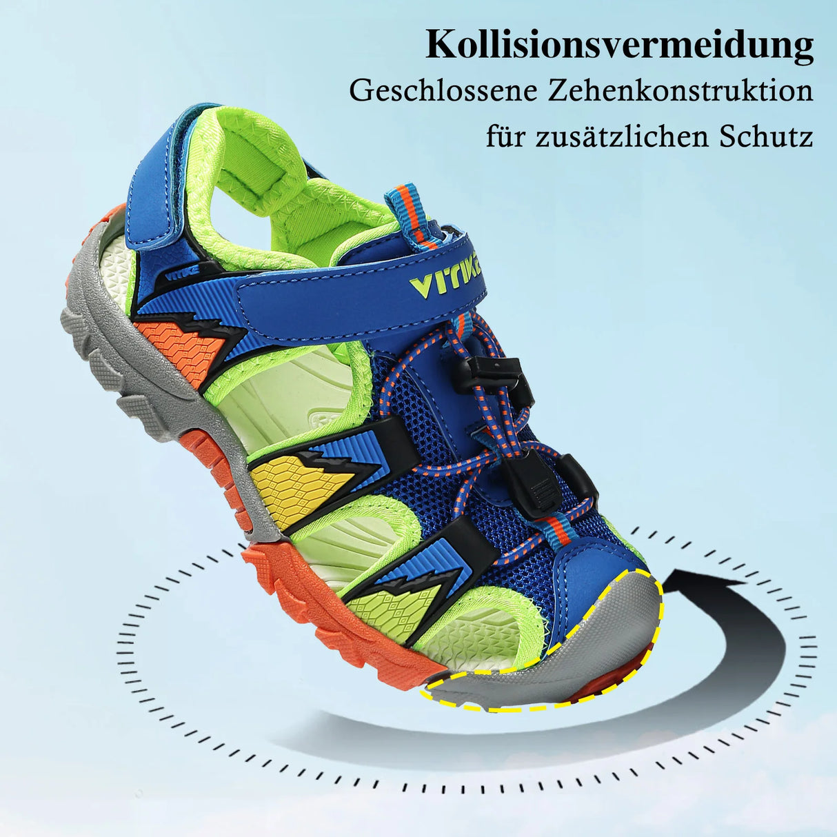 Boys Girls Sports Sandals Summer Kids Closed Toe Outdoor Sandals Athletic Water Shoes Sandals Child Pool Beach Sandals
