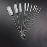 Cleaning Brushes for Coffee Machine, Bottle, Tube, Straw, Glasses, Keyboards, Jewelry - 10pcs/set Cleaning Tools