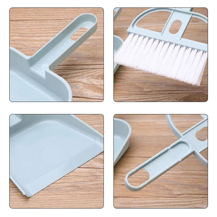 Desktop Household Cleaning Tools: Small Broom, Dustpans Set, Mini Cleaning Brush, Garbage Cleaning Shovel for Table Sweeper