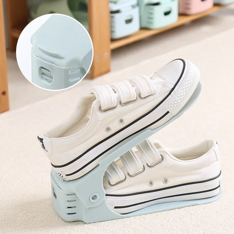 Shoe Rack Durable Thicken Adjustable That Saves Space with Support Slots Cabinet Brackets and Storage Racks for Storage Tools