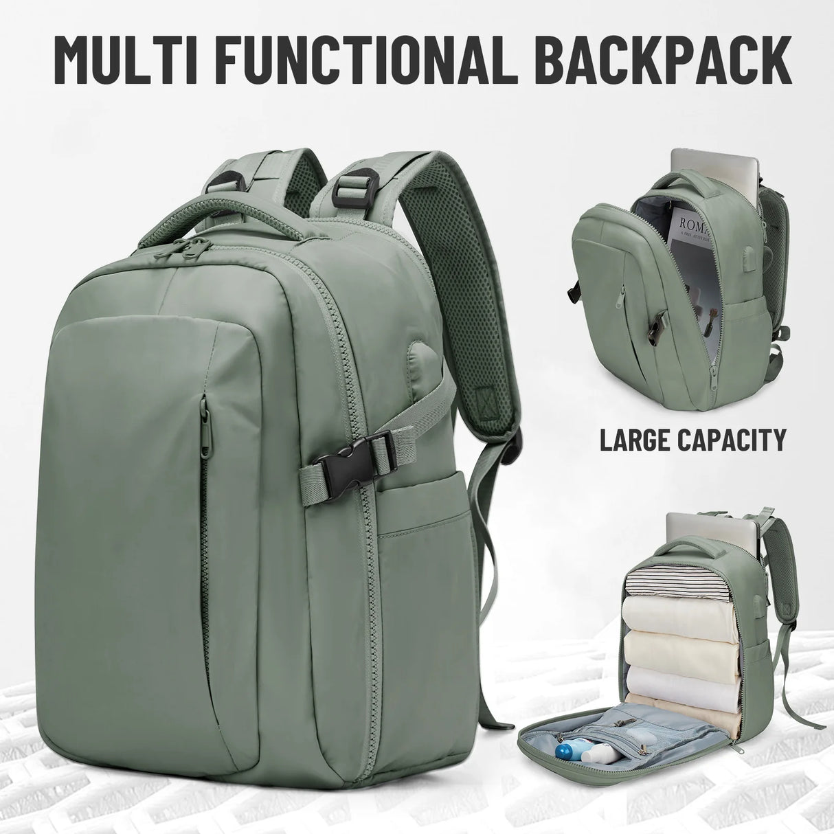 Ryanair Backpack 40x20x25 Cabin Bag Travel Backpack for Men Women, Hand Luggage Business Trip Backpack Computer Bag College Bag