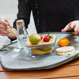 Lunch Bag - When Completely Unzipped it Becomes a Placemat, Food Bag for Men & Women, Flexible, Foldable, Lightweight