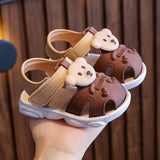 Boys' sandals children's summer indoor soft soled baby anti  cartoon shoes