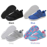 Kids Wide Barefoot Shoes Breathable Walking Athletic Shoes Non-Slip Lightweight Running Shoes for Boys Girls