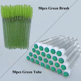 Reusable Eyelash Brush Tube Disposable Mascara Wands Replaceable Dust-proof Eye Lash Eyebrow Brush Tube for Eyelashes Extension