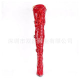 New Over Knee Boots High Quality Fashion Boots Sexy High Boots Fashion Women Boots 12cm Stiletto Boots 34-45 46 BBZAI