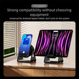 3 in1 Induction Speaker Non-slip New Cell Phone Holder Adjustable with RGB Light Smart Wireless Bluetooth Speaker Phone Stand